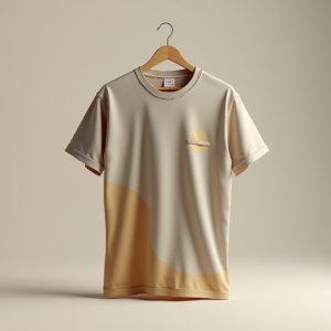 T-Shirt — Duotone Illustrated Design Wrapped Around A Commercial Design #0285 (Firefly)