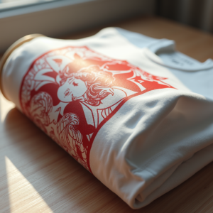 T-Shirt — Duotone Illustrated Design Wrapped Around A Commercial Design #0291 (Midjourney)