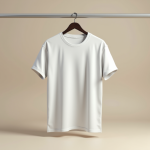 T-Shirt — Duotone Illustrated Design Wrapped Around A Commercial Design #0321 (Firefly)