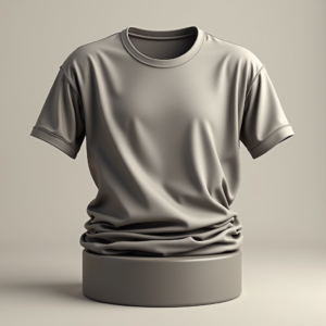 T-Shirt — Duotone Illustrated Design Wrapped Around A Commercial Design #0345 (Firefly)
