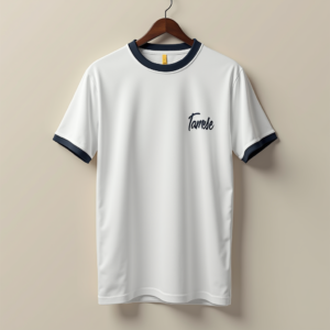 T-Shirt — Embroidered-style Emblem Mockup On A Structured Commercial Design #0052 (Stable Diffusion)