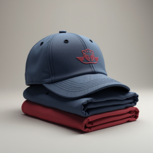T-Shirt — Embroidered-style Emblem Mockup On A Structured Commercial Design #0064 (Stable Diffusion)