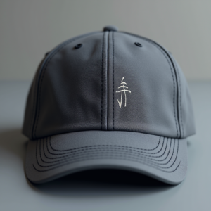 T-Shirt — Embroidered-style Emblem Mockup On A Structured Commercial Design #0082 (Recraft)