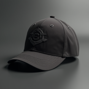 T-Shirt — Embroidered-style Emblem Mockup On A Structured Commercial Design #0118 (Recraft)