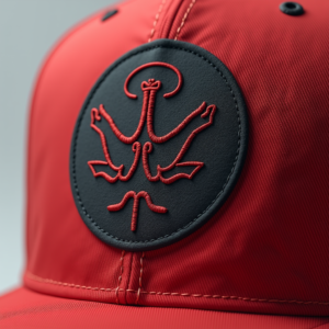 T-Shirt — Embroidered-style Emblem Mockup On A Structured Commercial Design #0130 (Recraft)