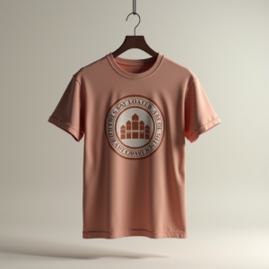 T-Shirt — Embroidered-style Emblem Mockup On A Structured Commercial Design #0196 (Stable Diffusion)