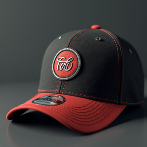 T-Shirt — Embroidered-style Emblem Mockup On A Structured Commercial Design #0254 (Dreamina)