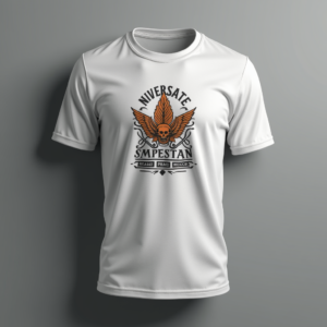 T-Shirt — Embroidered-style Emblem Mockup On A Structured Commercial Design #0314 (Dreamina)