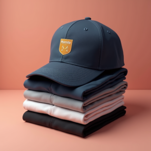 T-Shirt — Embroidered-style Emblem Mockup On A Structured Commercial Design #0332 (ChatGPT)