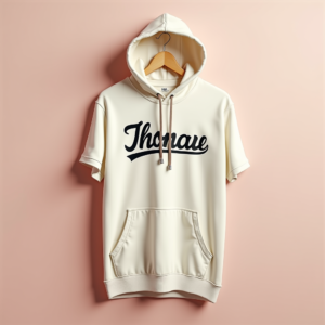T-Shirt — Hand-lettered Typographic Design Across A Cream Commercial Design #0062 (Dreamina)