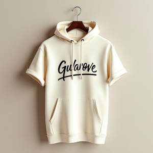 T-Shirt — Hand-lettered Typographic Design Across A Cream Commercial Design #0086 (Dreamina)