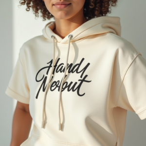 T-Shirt — Hand-lettered Typographic Design Across A Cream Commercial Design #0092 (ChatGPT)