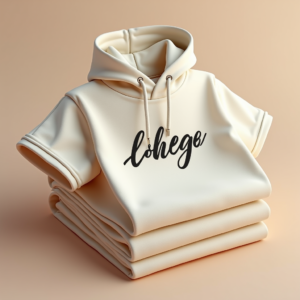 T-Shirt — Hand-lettered Typographic Design Across A Cream Commercial Design #0098 (Dreamina)