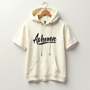 T-Shirt — Hand-lettered Typographic Design Across A Cream Commercial Design #0110 (Dreamina)