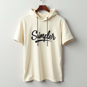 T-Shirt — Hand-lettered Typographic Design Across A Cream Commercial Design #0188 (ChatGPT)