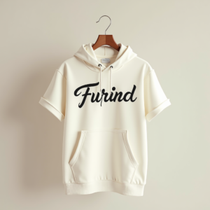 T-Shirt — Hand-lettered Typographic Design Across A Cream Commercial Design #0194 (Dreamina)