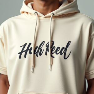T-Shirt — Hand-lettered Typographic Design Across A Cream Commercial Design #0252 (Leonardo)