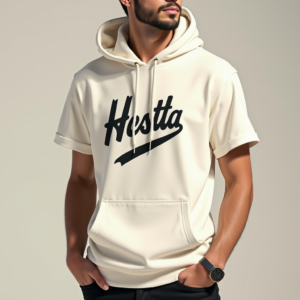 T-Shirt — Hand-lettered Typographic Design Across A Cream Commercial Design #0264 (Leonardo)