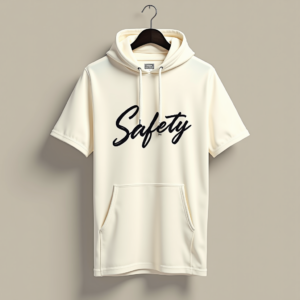 T-Shirt — Hand-lettered Typographic Design Across A Cream Commercial Design #0282 (Krea)