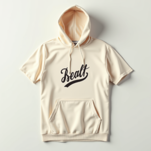 T-Shirt — Hand-lettered Typographic Design Across A Cream Commercial Design #0306 (Krea)