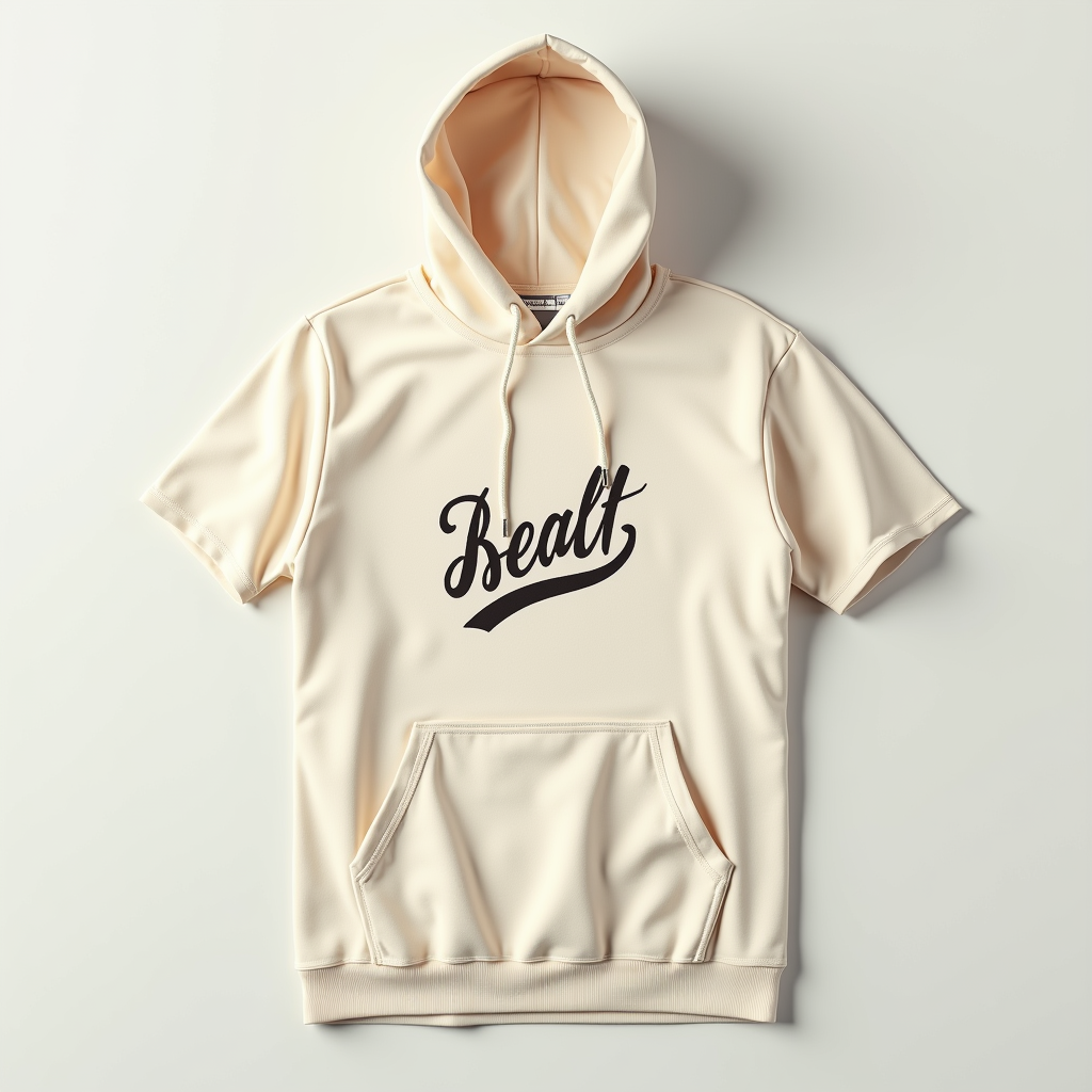 T-Shirt — Hand-lettered Typographic Design Across A Cream Commercial Design #0306 (Krea)