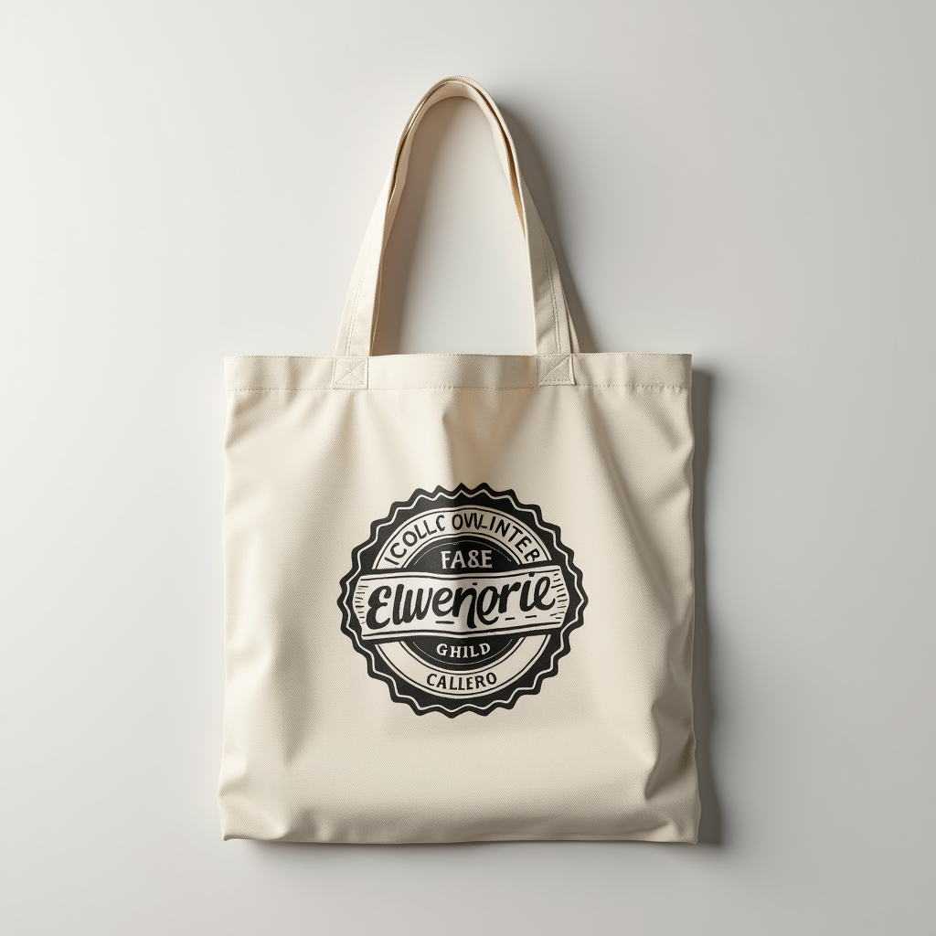 T-Shirt — Retro Badge-style Logo Centered On A Commercial Design #0078 (Krea)