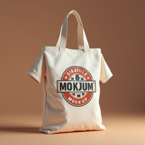 T-Shirt — Retro Badge-style Logo Centered On A Commercial Design #0156 (Leonardo)