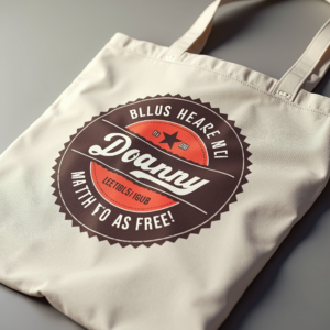 T-Shirt — Retro Badge-style Logo Centered On A Commercial Design #0328 (Stable Diffusion)