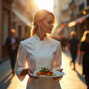 Travel — Chef In A Crisp White Uniform Photography #0004 (Krea)