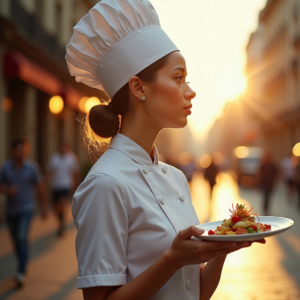 Travel — Chef In A Crisp White Uniform Photography #0028 (Krea)