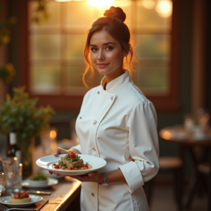 Travel — Chef In A Crisp White Uniform Photography #0076 (Krea)