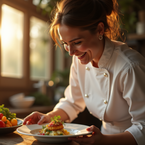 Travel — Chef In A Crisp White Uniform Photography #0088 (Krea)