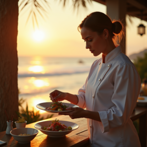 Travel — Chef In A Crisp White Uniform Photography #0100 (Krea)