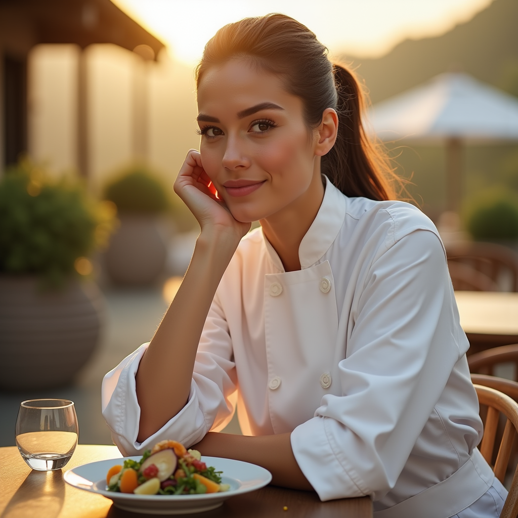 Travel — Chef In A Crisp White Uniform Photography #0154 (Leonardo)