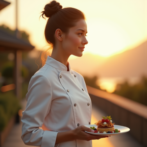 Travel — Chef In A Crisp White Uniform Photography #0172 (Krea)