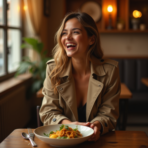 Travel — Model In A Structured Trench Coat Photography #0272 (Recraft)