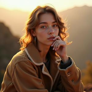 Travel — Traveler In Earth-toned Layers Against A Photography #0191 (Seedream)