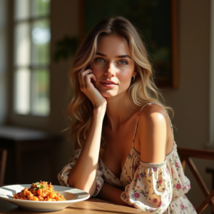 Travel — Woman In A Flowing Floral Sundress Photography #0263 (Seedream)