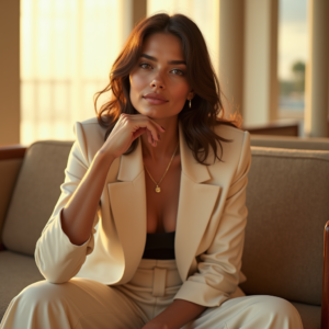 Travel — Woman In A Tailored Ivory Blazer Photography #0187 (Firefly)