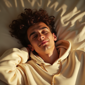 Viral Posts — Stylish Young Man In A Cream Social Media #0080 (Firefly)