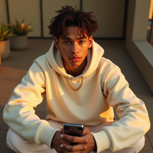 Viral Posts — Stylish Young Man In A Cream Social Media #0176 (Firefly)