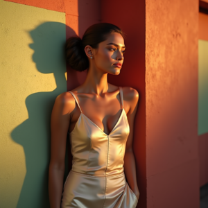 Viral Posts — Woman With A Sleek Low Bun Social Media #0053 (Krea)