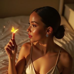 Viral Posts — Woman With A Sleek Low Bun Social Media #0077 (Krea)