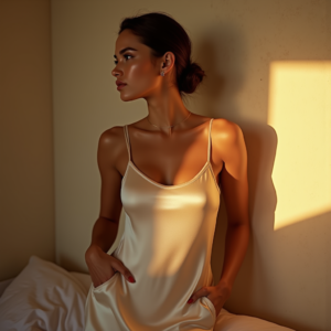 Viral Posts — Woman With A Sleek Low Bun Social Media #0089 (Krea)