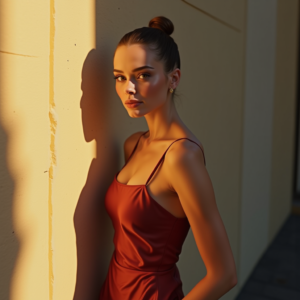 Viral Posts — Woman With A Sleek Low Bun Social Media #0125 (Krea)