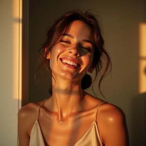 Viral Posts — Woman With A Sleek Low Bun Social Media #0155 (Leonardo)
