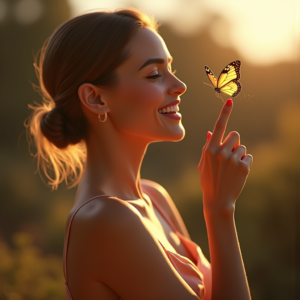Viral Posts — Woman With A Sleek Low Bun Social Media #0221 (Krea)