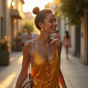 Viral Posts — Woman With A Sleek Low Bun Social Media #0236 (Firefly)