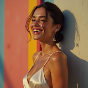 Viral Posts — Woman With A Sleek Low Bun Social Media #0254 (Midjourney)