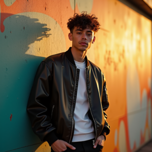 Viral Posts — Young Man In A Bomber Jacket Social Media #0054 (Gemini)